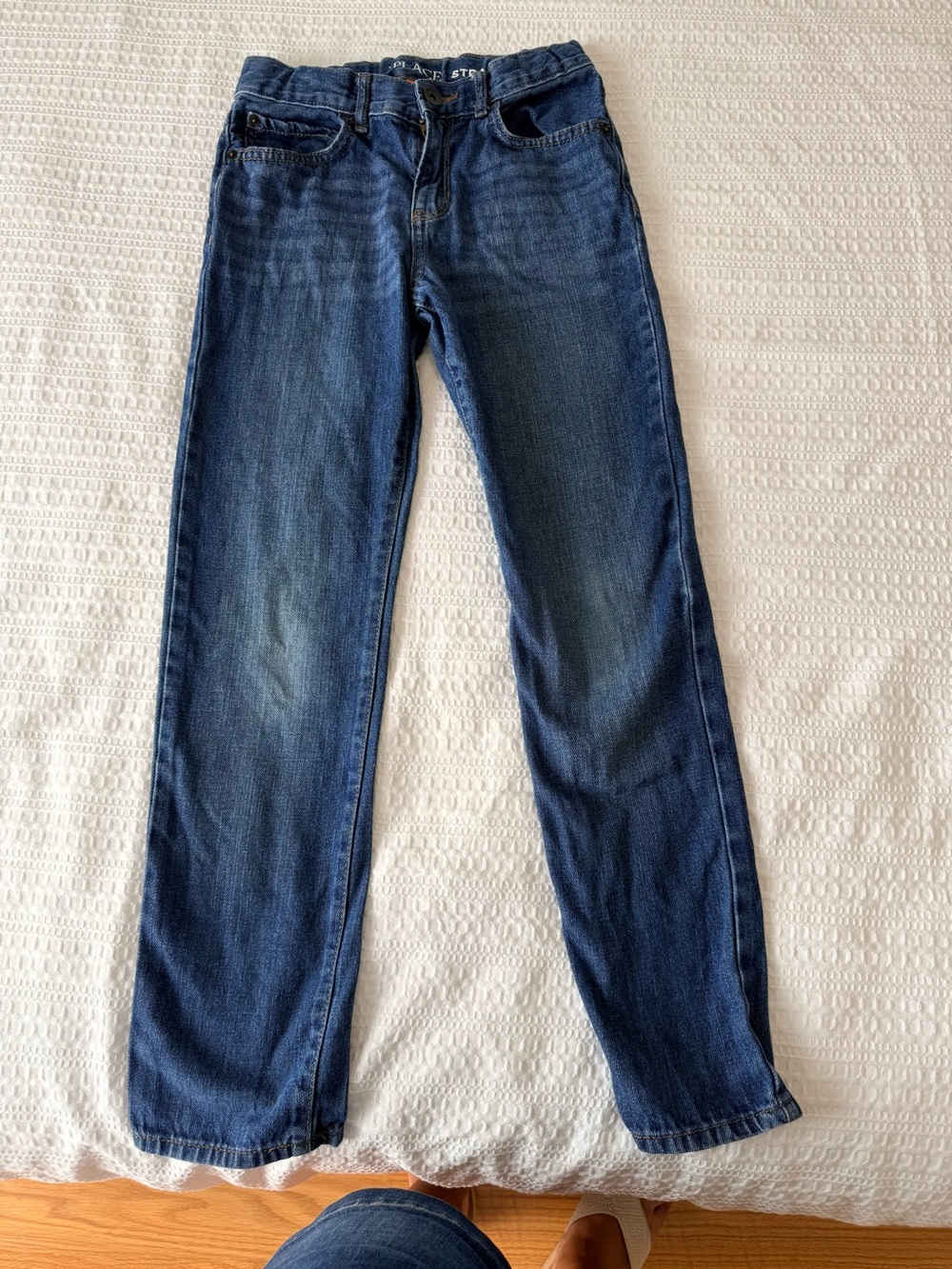 Blue Straight-Leg Jeans From Children’s Place
